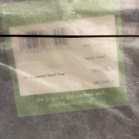 New with tags. Kate Spade Black Tote - Picture 5 of 5